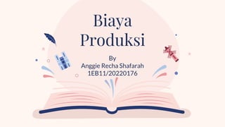 By
Anggie Recha Shafarah
1EB11/20220176
Biaya
Produksi
 