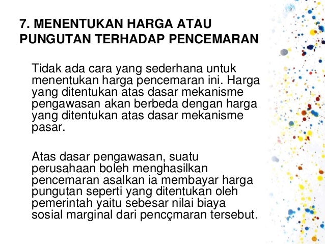 Biaya Sosial Dan Permasalaha Pengelolaan Lingkungan Biaya Sosial Dan Permasalaha Pengelolaan Lingkungan