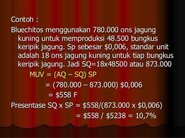 Biaya Standar Akuntansi Manajemen Biaya Standar Akuntansi Manajemen