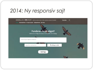2014: Ny responsiv sajt
 