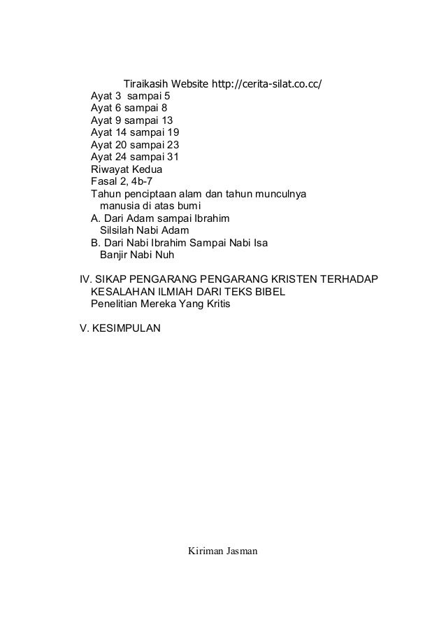 Bibel, Qur'an dan Sains Modern