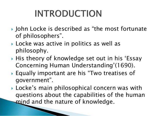 an essay concerning human understanding