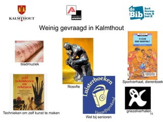 Marktonderzoek in de bib van Kalmthout (update)