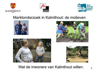 Marktonderzoek in de bib van Kalmthout (update)