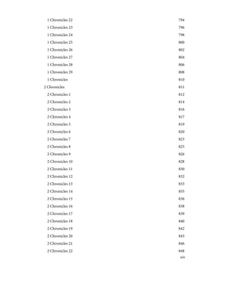 794
1 Chronicles 22
796
1 Chronicles 23
798
1 Chronicles 24
800
1 Chronicles 25
802
1 Chronicles 26
804
1 Chronicles 27
806
1 Chronicles 28
808
1 Chronicles 29
810
1 Chronicles
811
2 Chronicles
812
2 Chronicles 1
814
2 Chronicles 2
816
2 Chronicles 3
817
2 Chronicles 4
819
2 Chronicles 5
820
2 Chronicles 6
823
2 Chronicles 7
825
2 Chronicles 8
826
2 Chronicles 9
828
2 Chronicles 10
830
2 Chronicles 11
832
2 Chronicles 12
833
2 Chronicles 13
835
2 Chronicles 14
836
2 Chronicles 15
838
2 Chronicles 16
839
2 Chronicles 17
840
2 Chronicles 18
842
2 Chronicles 19
843
2 Chronicles 20
846
2 Chronicles 21
848
2 Chronicles 22
xiv
 