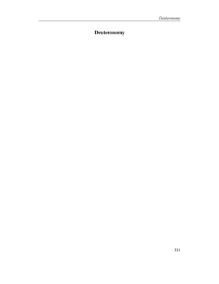 Deuteronomy
331
Deuteronomy
 