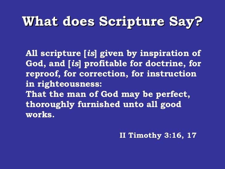 Bible Health Lesson