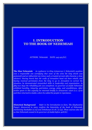 Comprehensive Study Of The Book Of Nehemiah – FZFJK