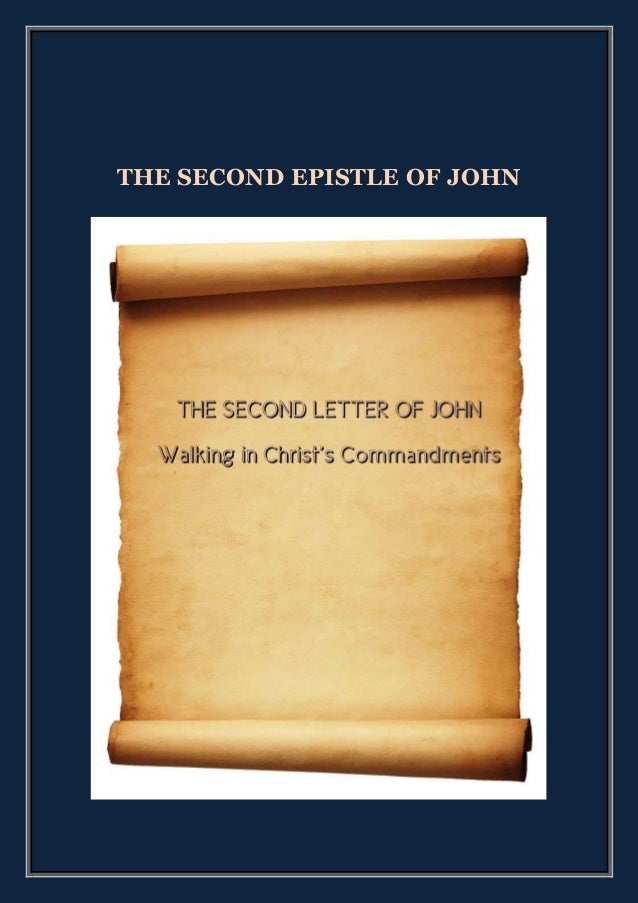 THE SECOND LETTER OF JOHN