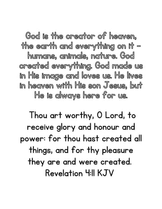 Bible Alphabet Coloring Book