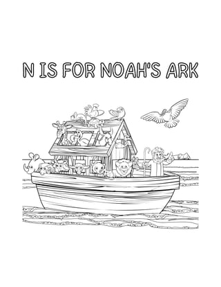 Bible Alphabet Coloring Book