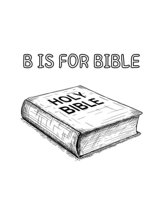 Bible Alphabet Coloring Book