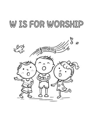 Bible Alphabet Coloring Book