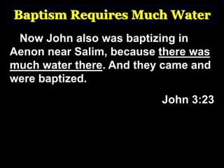 Bible Born Again Baptism(Baptism By Faith) | PPT | Christianity