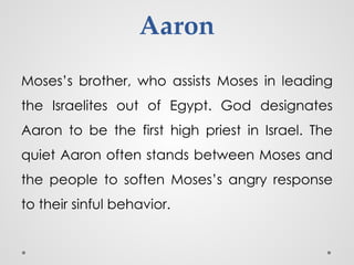 Bible Characters.pptx For Christianity. | PPTX