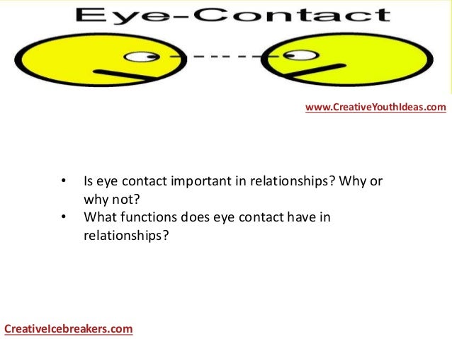 Essay eye contact