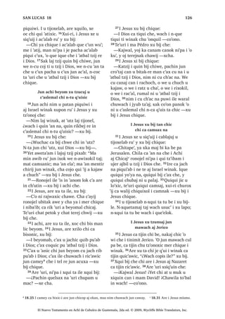 49
³.DW]LM [DN HW DW FDFKL‫ڰ‬LO LTXH D
‫ڰ‬DOLMLQ FKH D FK‫ڰ‬DZEDO ³[TXL ELM FKH
74੅7H‫ڰ‬XUL L PD 3pGUR [X ELM FKLTXH
³KX D QL WRMSHQ L 'LRV SLQZL ZH
QNDW]LM WL TXLQ ELM /LF QZHWD‫ڰ‬DP WX
ZDFK L DFKLOH ³[X ELM
$UH ‫ڰ‬XUL [FK‫ڰ‬DZ MXQ WHUHQ 75੅-XQWLU
[F‫ڰ‬XQ FKX F‫ڰ‬X[ ZDFK L ELWDO FKH UXPDO
L -HVXV PDQ X ELP FKH ´$UH PDMD FD
FK‫ڰ‬DZ L DF‫ڰ‬ UH X VDNLUEDO TXLQ DZXZDM
QD R[PXOµ X ELP L -HVXV FKH 7H‫ڰ‬XUL L PD
3pGUR [HO FKLOD OLF F‫ڰ‬D[ [X QD X F‫ڰ‬X[ OLF
[R‫ڰ‬ UXPDO
:DFK X MDFKLF L -HVXV
SX‫ڰ‬DE L PD 3LOiWR

1੅$UH [VDNLULF L FDM‫ڰ‬DW]LO L
VDFHUGyWH [DN L QLPDN WDN
PDP‫ڰ‬LE TXH L DM ,VUDHO LTXH [MXQDPWDM
TXL QR‫ڰ‬RM ZDFK X FDPVD[LF L -HVXV TXLTXL
‫ڰ‬DQR 2੅;TXL [LP L -HVXV  [TXL F‫ڰ‬DP EL UX‫ڰ‬
L PD 3LOiWR FKL JREHUQDGRU  [TXL MDFK
SX‫ڰ‬DE
:DFK X FDPLF L PD -~GDV
3੅, PD -~GDV FKL F‫ڰ‬DLZQDN L -HVXV
DUH [ULOR FKL FD FDPVD[ QD OLF [ELVRQ
FKH ZDFK X ‫ڰ‬DQRP $UH ‫ڰ‬XUL [D ‫ڰ‬H X W]DOLM
FKLF L WUpLQWD VDN SZDN FKLTXH L FDM‫ڰ‬DW]LO
L VDFHUGyWH WDN L QLPDN WDN PDP‫ڰ‬LE 4੅;X
ELM FKLTXH
³/LF LQ PDFXQQDN LQ MDFKRP MXQ
DFKL FKH L FDPLF FKL QWX PDF ³[X ELM
,TXH [TXL OD‫ڰ‬ X ZDFK FKH
³¢%L NHRM FKH ³[H FKD³ £/LF DZH
HW SD ZDFK ZL LOH ³[H FKD FKH
5੅7H‫ڰ‬XUL L PD -~GDV [X MRSLM L VDN SZDN
SD UDFKRFK L 'LRV  [HO ELF $UH ‫ڰ‬XUL [D ‫ڰ‬H
X MLW]‫ڰ‬DM ULE
6੅, FDM‫ڰ‬DW]LO L VDFHUGyWH [TXL PRO L PHU
 [TXL ELM
³, PHUL Q‫ڰ‬XV WDM FDND D UX‫ڰ‬ L UH L
'LRV L ‫ڰ‬DWEDO W]LM UH L PDP 0RLVHV QFX
D WDM PDQ L PHUL DUH L UDMLO X TXLT‫ڰ‬XHO
MXQ ZLQDN ³[TXL ELM
7੅7H‫ڰ‬XUL [MXQDPWDM TXL QR‫ڰ‬RM TXLTXL OR‫ڰ‬
MXQ XOHZ UH L TXL FDPSRVDQW QL‫ڰ‬SD L MH
DM QDM TXH FDP SD -HUXVDOHQ , XOHZ FKL
[TXL OR‫ڰ‬R [D DUH SD FD ‫ڰ‬DQ ZL ERM XMHU
´8OHZ UH ‫$ڰ‬QEDO %RMµ X EL 8੅;XLUL [TXL
MDOZDFKLM X EL L XOHZ ´8OHZ 4XLF‫ڰ‬µ [TXL
ELM FKH  F‫ڰ‬D DUH ‫ڰ‬R ZL ZR‫ڰ‬RU 9੅4XHMH LOH
[H‫ڰ‬HORN SDFKD X ELP FDQ L PDP -HUHPtDV
FKL DMELO X W]LM L 'LRV XMHU ,UH X ELP
FDQRN ´;TXL F‫ڰ‬DP EL L WUpLQWD VDN SZDN
FKL DUH L UDMLO ELWDO FKH FXPDO L DM ,VUDHO
10੅ UX‫ڰ‬ L PHUOH [TXL OR‫ڰ‬ L XOHZ SD FD ‫ڰ‬DQ
ZL ERM XMHU ;H‫ڰ‬HORN SDFKD X ELP FDQ L
.DMZDO FKZHµ 4XHMH LOH W]‫ڰ‬LEWDO FDQRN
, X W]‫ڰ‬RQEDO L PD 3LOiWR FKH L -HVXV
11੅, -HVXV [F‫ڰ‬DP EL FKXZDFK L
JREHUQDGRU ,UH [X W]‫ڰ‬RQRM FKH L -HVXV
³¢HW DW ‫ڰ‬DWRO W]LM TXH L DM ,VUDHO ZLQDN
³FR‫ڰ‬RQR
, -HVXV [X ELM
³$UH LOH SDFKD L [D ELM HW ³FR‫ڰ‬RQR
12੅;XLUL DUH [RFVD[ X PDF FXPDO
L DMZDE VDFHUGyWH [DN L QLPDN WDN
PDP‫ڰ‬LE L -HVXV QWD [X ELM 13੅$UH ‫ڰ‬XUL L
PD 3LOiWR [X ELM FKH L -HVXV
³¢1FD WD WDEDUL ZDFK WDN TXLTXL ELM
FKDZLM ³FR‫ڰ‬RQR
14੅;XLUL L -HVXV [DN QWD [X ELM $UH
‫ڰ‬XUL L JREHUQDGRU OLF [X ELVRM
, ZLQDN OLF [TXL W]‫ڰ‬RQRM
X FDPVD[LF L -HVXV
15੅-XQDE FKL MXQDE DUH ‫ڰ‬R L QLPD‫ڰ‬LM
SiVFXD L JREHUQDGRU ‫ڰ‬R SX‫ڰ‬DE FUR‫ڰ‬WDM
MXQ SUH[ SDFKLTXH TXLTXL FKD L ZLQDN
16੅‫2ڰ‬ MXQ SUH[ PD %DUDEDV X EL LUH OLF
‫ڰ‬HWDPDP X PDF FXPDO FRQRMHO L ZLQDN
17੅$UH MH PROWDMQDN FKLF L ZLQDN L PD
3LOiWR [X W]‫ڰ‬RQRM FKLTXH
³¢3DFKLTXH TXLZDM L[ FZR‫ڰ‬WDM EL
FKLZH ¢4XLZDM L PD %DUDEDV ¢2 TXLZDM
L PD -HVXV FKL ´UtVWRµ FD EL[ FKH ³[X
ELM FKLTXH
18੅,UH UHWD‫ڰ‬DP FKLF FKL [D W]HO TXLTXLO L
-HVXV [D UXPDO QH LOH TXL F‫ڰ‬DPRP OR UX‫ڰ‬
19੅, PD 3LOiWR DUH FXO SX T‫ڰ‬XLMLEDO L
UL[RNLO [X WDN OL X EL[TXLO UX‫ڰ‬ [X ELM FKH
´0D PLQ DZLE FKH X FDPVD[LF L DFKLOH
PDQ LUH QWX PDF LQ FKD‫ڰ‬DE [LQ ‫ڰ‬DQ MXQ
DFKLF‫ڰ‬ OLF [LELQ‫ڰ‬LE UXPDO QL LUHOH  TXLQ
F‫ڰ‬DFKLU UXPDOµ 4XHMH LOH [EL[ FKH 