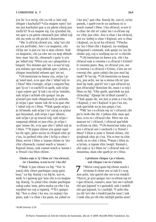 106
PD :DQ DM NDMVDQHO D [F‫ڰ‬XQ FKLF VDN
FKXZDFK 8੅;DN ‫ڰ‬R MXEDQ FKLF TXLTXL ELM
DUH L XMHU DMELO X W]LM L 'LRV PDP (OtDV
[F‫ڰ‬XQLF [DN ‫ڰ‬R MXEDQ FKLF TXLTXL ELM DUH
MXQ FKLF DMELO X W]LM L 'LRV XMHU FKL [F‫ڰ‬XQ
FKLF VDN FKXZDFK 9੅, PD +HUyGHV [X ELM
³LQ PtVPR [LQ WDN L UHOVD[LF X MRORP
L PD :DQ ¢3DFKLQ ‫ڰ‬XUL L DFKLOH FKL T‫ڰ‬XL L
QLPDN WDN ‫ڰ‬DQLF X ‫ڰ‬DQRP LQ WRP LQ
4XHMH LOH [X ELM L PD +HUyGHV  [X
W]XFXM ZDFK ULOLF L -HVXV FX ‫ڰ‬DQR
:DFK TXL W]XNLF L MR‫ڰ‬RE PLO
ZLQDN [X ‫ڰ‬DQ L -HVXV
10੅, X WLMR[HODE L -HVXV DUH [H W]DOLM OL
FKH L TXL VROLQLF SD WDN WLQLPLW [TXL ELM
FKH L -HVXV URQRMHO ZDFK WDN L [TXL ‫ڰ‬DQR
7H‫ڰ‬XUL LUH [D ‫ڰ‬H FX‫ڰ‬ [H X F‫ڰ‬DP EL TXLWXTXHO
F‫ڰ‬D FKX QDNDM L WLQLPLW %HWViLGD 11੅4XHMH
LOH [TXL ‫ڰ‬DQR [XLUL L MH XT‫ڰ‬XLDO ZLQDN
[TXL WD UDVRQ  [H WHUHM EL FKLTXLM ,UH
[H X F‫ڰ‬XODM UX‫ڰ‬  [RF FKX EL[TXLO FKLTXH
ZDFK X ‫ڰ‬DWEDO W]LM L 'LRV [DN [H UXW]LUVDM
QL‫ڰ‬SD L LZDELE
12੅$UH D FD NDM L ‫ڰ‬LM L FDEODMXM X
WLMR[HODE L -HVXV [H WHMHE SDQ UX‫ڰ‬  [TXL
ELM FKH
³KH D ‫ڰ‬LMOD EL L ZLQDNL ‫8ڰ‬W] TXH ‫ڰ‬H FKL
WDN MD SD WDN DOGpD QDNDM FKX W]XFX[LF
ZDFK TXLTXL WLMR [DN SD L TXH ZDU ZL
:DUDO SD RM ‫ڰ‬R ZL OLF W]‫ڰ‬LQLOLF MXE ³[H
FKD
13੅, -HVXV [X ELM
³KL D L[ FKLTXH ZDFK L TXLTXL WLMR
³FR‫ڰ‬RQR
,TXH [TXL ELM
³1WD NX‫ڰ‬ RM ZDFK FDND D FKLTXH
[XL MR‫ڰ‬RE FD[ODQZD UX‫ڰ‬ TXHE FDU ‫ڰ‬ROLF
¢DZDM QDZD HW TXH ND OR‫ڰ‬R ZDFK L
TXLTXL WLM QL‫ڰ‬SD L ZLQDNL ³[TXL ELM
14੅ROR MH MR‫ڰ‬RE PLO TXL T‫ڰ‬XLDO DFKLDE
MH PROWDMQDN , -HVXV [X ELM FKLTXH X
WLMR[HODE
³KH L FXED SD WDN W]REDMLO FLQFXpQWD
DFKLDE SD WDN W]REDMLO FKL ‫ڰ‬DQD FKLTXH
³[X ELM
15੅4XHMH [TXL ‫ڰ‬DQ LOH [H FXEL FRQRMHO
16੅, -HVXV [X FKDS L MR‫ڰ‬RE FD[ODQZD UX‫ڰ‬ L
TXHE FDU DUH ‫ڰ‬XUL [W]XQ FKLFDM  [X WLR[LM
FKH L 'LRV SXZL 7H‫ڰ‬XUL [X SLUR  [X D
FKLTXH X WLMR[HODE TXLTXL MDFKEHMUH
FKLTXH L ZLQDN 17੅RQRMHO [TXL WLMR ‫ڰ‬LV [H
QRMLF $UH [TXHOHM [TXL PRO L FK‫ڰ‬DNDWDN
 [QRM FDEODMXM FREDQ FKH L [VREULQLF
, PD 3pGUR [X ELM FKL -HVXV DUH L 7RONH
18੅, -HVXV FD WLMLQ FKX W]‫ڰ‬RQR[LF FKH L
'LRV [XL L X WLMR[HODE MH ‫ڰ‬R UX‫ڰ‬ 7H‫ڰ‬XUL [X
W]‫ڰ‬RQRM LUH FKLTXH
³¢:DFK TXLTXL ELM L ZLQDN FKL LQ
SDFKLQ LQ ³[X ELM
19੅,TXH [TXL ELM FKH
³‫2ڰ‬ MXMXQ TXLTXL ELM FKL HW DW ‫ڰ‬HW]
PD :DQ DM NDMVDQHO D TXLTXL ELM ;DN
‫ڰ‬R MXMXQ TXLTXL ELM FKL HW DW XMHU PDP
(OtDV [DN ‫ڰ‬R MXEDQ TXLTXL ELM PRN DW MXQ
FKLF XMHU DMELO X W]LM L 'LRV  [F‫ڰ‬XQ FKLF
VDN FKDZDFK ³[TXL ELM FKH
20੅$UH ‫ڰ‬XUL LUH [X ELM FKLTXH
³ L[ ¢ZDFK L TXL ELM LQ SDFKLQ LQ
³FR‫ڰ‬RQR
, PD 3pGUR [X ELM
³HW DW UtVWR L 7RONH SHWQDN UX‫ڰ‬ L
'LRV ³[X ELM FKH
, -HVXV [X ELM FKLTXH ZDFK
L FDPLF TXLF‫ڰ‬DZ ZL
21੅7H‫ڰ‬XUL L -HVXV OLF [X ELM FKLTXH FKL PL
MXQ TXLTXL ODS ZL ZH DUH LUH L 7ROTXH FKL
FR‫ڰ‬HP 22੅;DN [X ELM FKLTXH
³LQ FKL LQ $FKL DM KLFDM ‫ڰ‬R X FKDF
TXLQ WLM QL F‫ڰ‬D[ 4XLQ TXL [XWXM QL QLPDN
WDN PDP‫ڰ‬LE MXQDP FX‫ڰ‬ L FDM‫ڰ‬DW]LO L
VDFHUGyWH [DN L MH WLMRQHO UH L XMHU ‫ڰ‬DWEDO
W]LM ‫2ڰ‬ X FKDF TXLQ TXL FDPVDM QD [XLUL
FKXUR[ ‫ڰ‬LM TXLQ ZDOLM WDQ FKLF ³[X ELM
FKLTXH X WLMR[HODE
23੅7H‫ڰ‬XUL L -HVXV [X ELM FKLTXH FRQRMHO L
ZLQDN
³-XQ ZH FUDM FD WHUHM FKZLM ‫ڰ‬R X FKDF
PX FK‫ڰ‬RE FKLF ULE [XLUL ‫ڰ‬LM ‫ڰ‬LM FD WHUHM QD
FKZLM WXSX FD FDP QD UXPDO 24੅4XHMH
LOH FKX ‫ڰ‬DQD PDQ MXQ ZH [D F‫ڰ‬D[ FX QD
X F‫ڰ‬DVOHPDO UH L ZDUDO [D FX VDFK ‫ڰ‬XUL X
F‫ڰ‬DVOHPDO FKL NDW]LM ;XLUL ZH ‫ڰ‬R MXQ FD
VDFKVD[ QX ZDFK X F‫ڰ‬DVOHPDO [D ZXPDO
LQ FD D‫ڰ‬ ‫ڰ‬XUL X F‫ڰ‬DVOHPDO VDNLO FKH 25੅KD
WHUHM FKZLM PDQ MXQ ZH FX FK‫ڰ‬DF URQRMHO L
EHRPDO UH X ZDFK L MXE WD‫ڰ‬DM [XLUL ZH FD
VDFKVD[ QX ZDFK LUH R ZH [D FD VDFK LUH
6$1 /8$6੄
El Nuevo Testamento en Achí de Cubulco de Guatemala, 2da ed. © 2009, Wycliffe Bible Translators, Inc.
 