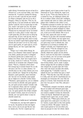 53੅7H‫ڰ‬XUL OLF [SH FRZDO L MH WLMRQHO UH
L ‫ڰ‬DWEDO W]LM [DN L MH DM )DULVpR UXPDO
ZDFK L [X ELM ;H RF FKX WR‫ڰ‬WD[LF  [H RF
FKX W]‫ڰ‬RQR[LF XT‫ڰ‬XLDO W]LM FKH 54੅4XLTXL
W]XFXM W]DNVDEDOUH FKH X W]LM FRMEDO UH
X PDF
KL ‫ڰ‬DQD FZHQW FKH LZLE
PRN[D FR‫ڰ‬RQ TXHE L SDODM
12
1੅KH WDN L ‫ڰ‬LMOH MH T‫ڰ‬XL L ZLQDN
[H PROWDM UX‫ڰ‬ L -HVXV OLF MH PLO MH
PLO 4XH EDMEDWLF UXPDO TXL T‫ڰ‬XLDO $UH
‫ڰ‬XUL L -HVXV [X MHN FK‫ڰ‬D‫ڰ‬DWLF FX‫ڰ‬ X WLMR[HODE
³KL ‫ڰ‬DQD FZHQW FKH LZLE PRN[D
TXL[ ‫ڰ‬HOLF SDFKD L MH DM )DULVpR [D TXHE
TXL SDODM ,OH SDFKD FR‫ڰ‬RQ L FXQEDO UH L
FD[ODQZD 2੅1L‫ڰ‬SD L Q‫ڰ‬DOLMLQVDP WDM FD
6$1 /8$6੄੄
El Nuevo Testamento en Achí de Cubulco de Guatemala, 2da ed. © 2009, Wycliffe Bible Translators, Inc.
 