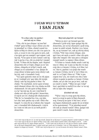 141
8 F‫ڰ‬XQLF L 'LRV FKXZDFK L MXE WD‫ڰ‬DM
1
1੅$UH F‫ڰ‬D PDMD FD MHNDQ X [HEDO ‫ڰ‬LM
VDN L UtVWR੆a
‫ڰ‬D[ ‫ڰ‬R ZL ,UH ‫ڰ‬R UX‫ڰ‬ L
'LRV LUH OLF 'LRV 2੅‫ڰ‬D FKX [HEDO LUH
‫ڰ‬D[ ‫ڰ‬R ZL UX‫ڰ‬ L 'LRV 3੅5RQRMHO QL‫ڰ‬SD L ‫ڰ‬ROLF
DUH LUH [D ‫ڰ‬DQDZLF MXQDP UX‫ڰ‬ L 'LRV QWD
[DN ‫ڰ‬ROLF ZH QDUH WL LUH [D ‫ڰ‬DQDZLF 4੅$UH
LUH DUH X [HEDO URQRMHO L F‫ڰ‬DVOHPDO L
F‫ڰ‬DVOHPDO FKL FD SH UX‫ڰ‬ LUH OLF DUH L VDN
FD VDNLUVDZ TXL QRMEDO L ZLQDN 5੅$UH
L VDNL FD W]XQ FKXSDP L ‫ڰ‬HNXPDO L
‫ڰ‬HNXPDO QFD WLTXL WD FKX FKXSLF L VDNOH
6੅;X ULN L ‫ڰ‬LM L 'LRV [X WDN OL MXQ X
WDNRQ MXQ DFKL PD :DQ X EL 7੅$UH X
FKDF L DFKLOH DUH FX ELM FKLTXH L ZLQDN
ZDFK XVXF‫ڰ‬ L VDNOH ;RO X ELM L W]LM FKLTXH
‫ڰ‬XW] FRQRMHO TXLTXL FRM FKH SDFKLQ FD
DZ L VDN FKLTXH 8੅1DUH WL PD :DQ FD
DZ L VDNOH LUH [D FRO X ODSD L -XQ FKL
FD DZ L VDNOH 9੅4XHMH LOH [X ‫ڰ‬DQR PDQ
L -XQ FKL FD DZ L VDNOH D FD QDNDMDE X
F‫ڰ‬XQLF FKXZDFK L MXE WD‫ڰ‬DM $UH LUH DUH L
UtVWR FKL FD W]XQVDZ TXL QRMEDO FRQRMHO
L ZLQDN 