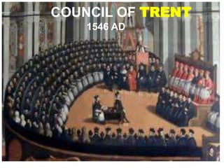 COUNCIL OF TRENT
1546 AD
 