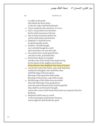 251
‫االصحاح‬ ‫التكوين‬ ‫سفر‬
94
‫جيمس‬ ‫الملك‬ ‫نسخة‬
 