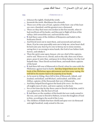 971
‫االصحاح‬ ‫األول‬ ‫أيام‬ ‫أخبار‬ ‫سفر‬
12
‫جيمس‬ ‫الملك‬ ‫نسخة‬
 