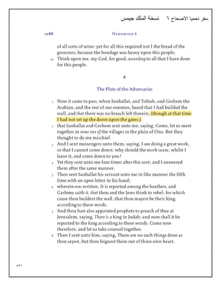 521
‫االصحاح‬ ‫نحميا‬ ‫سفر‬
6
‫جيمس‬ ‫الملك‬ ‫نسخة‬
 