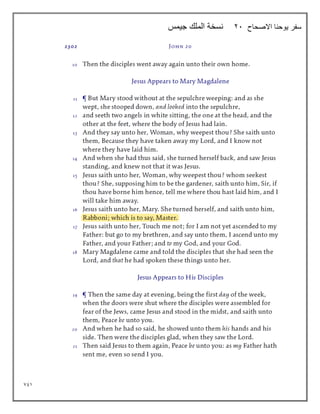 791
‫االصحاح‬ ‫يوحنا‬ ‫سفر‬
21
‫جيمس‬ ‫الملك‬ ‫نسخة‬
 