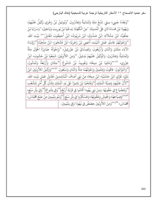 323
‫االصحاح‬ ‫نحميا‬ ‫سفر‬
11
)‫اليازجي‬ ‫(خالد‬ ‫للسبعينية‬ ‫عربية‬ ‫ترجمة‬ ‫التاريخية‬ ‫األسفار‬
 