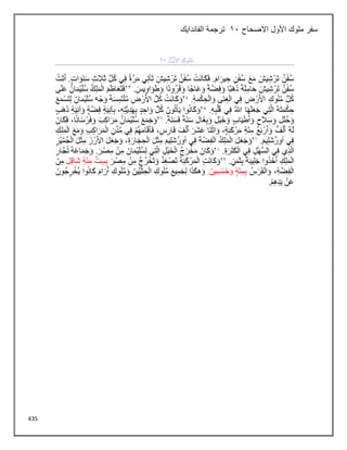 435
‫االصحاح‬ ‫األول‬ ‫ملوك‬ ‫سفر‬
11
‫الفاندايك‬ ‫ترجمة‬
 