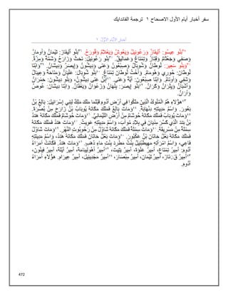 472
‫االصحاح‬ ‫األول‬ ‫أيام‬ ‫أخبار‬ ‫سفر‬
1
‫الفاندايك‬ ‫ترجمة‬
 