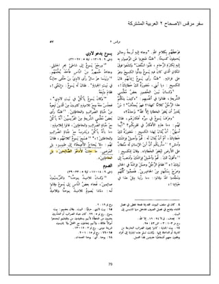 79
‫االصحاح‬ ‫مرقس‬ ‫سفر‬
0
‫المشتركة‬ ‫العربٌة‬
 