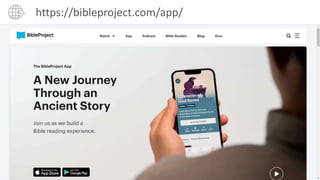 https://bibleproject.com/app/
 