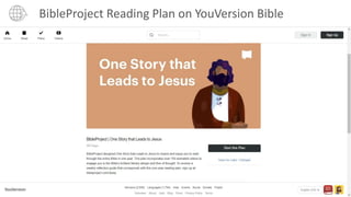 BibleProject Reading Plan on YouVersion Bible
 