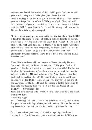 Bible Readings for ModuleWeek 2Parable of the Wheat and Tares | DOCX