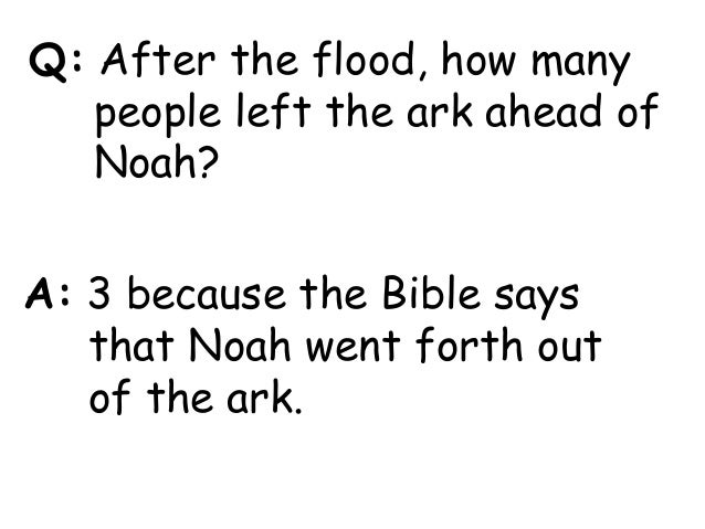 bible riddles