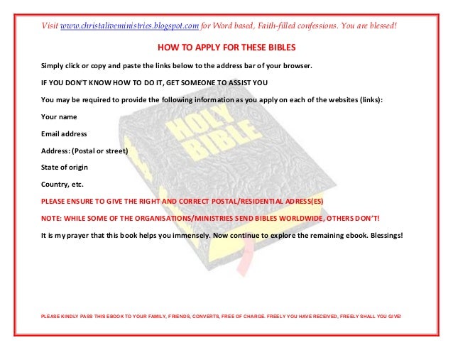 bibles for free ebook free bibles request form