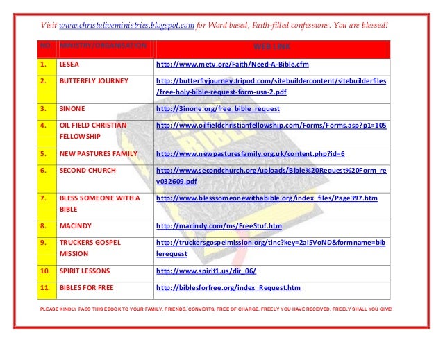 bibles for free ebook free bibles request form