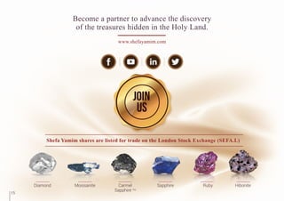 Shefa Trading Bibles sources of precious stones treasures in the holy land | PDF
