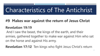 Characteristics of the Antichrist PPTX