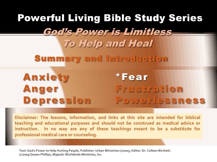 bible teaching on fear