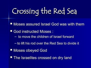 Forward Moses Bible Survey (Lesson 3) From Egypt to Sinai(1).ppt