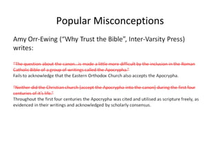 Popular Misconceptions 