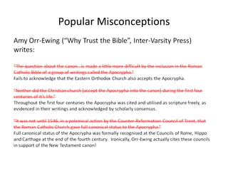 Popular Misconceptions 