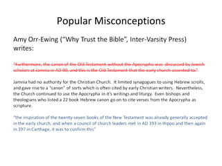 Popular Misconceptions 