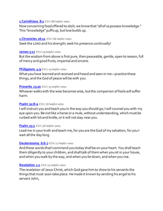 Bible verses about education | DOCX