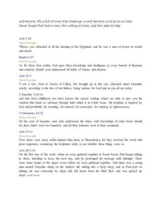 Bible verses about education | DOCX
