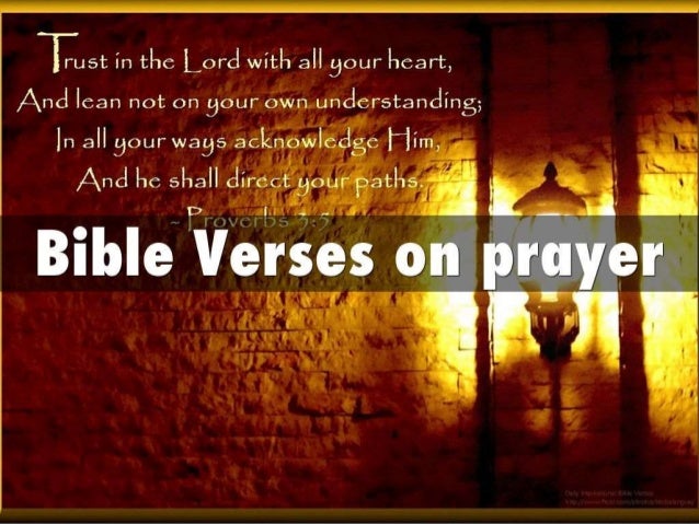 Bible Verses on Prayer: Prayers For Healing and Prayers ...