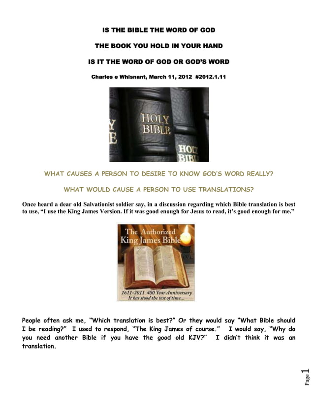 Bible You Hold Mms 11 For 03 11 12 PDF